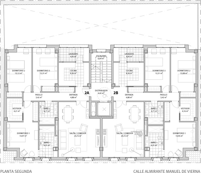 Planta Segunda Almirante 13. Viviendas en régimen de cooperativa. Información y Venta: 626 842 176
