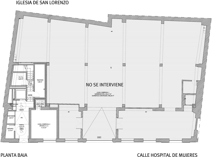 Planta Baja Hospital de Mujeres 42. Viviendas en régimen de cooperativa. Información y Venta: 626 842 176