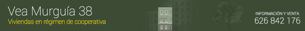 Vea Murguía 38. Viviendas en régimen de cooperativa. Información y Venta: 626 842 176